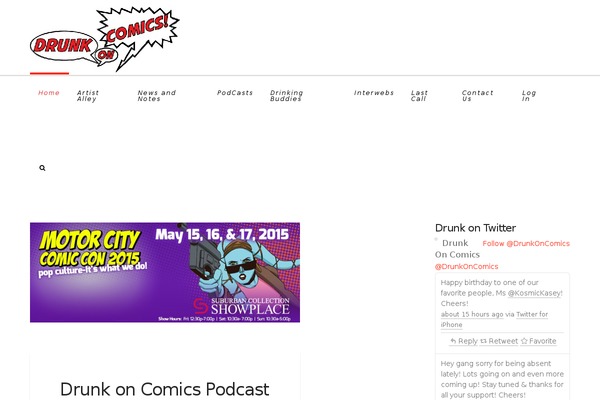 drunkoncomics.com site used Comicblog