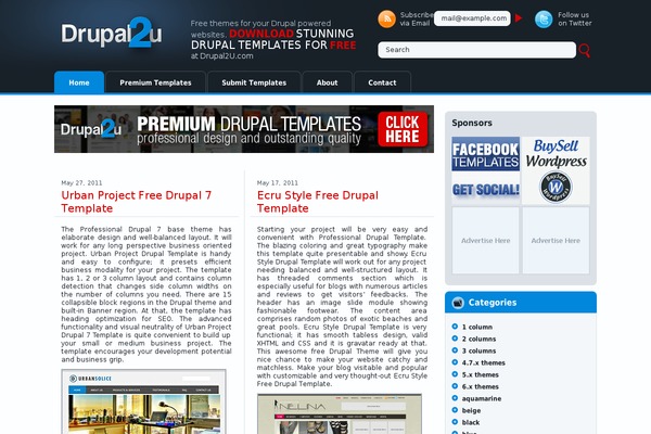 Newspaper Lite theme site design template sample