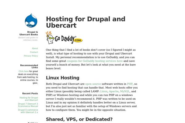drupalubercartbook.com site used Independent Publisher