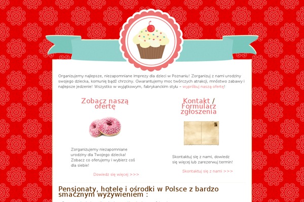 Buttercream theme site design template sample