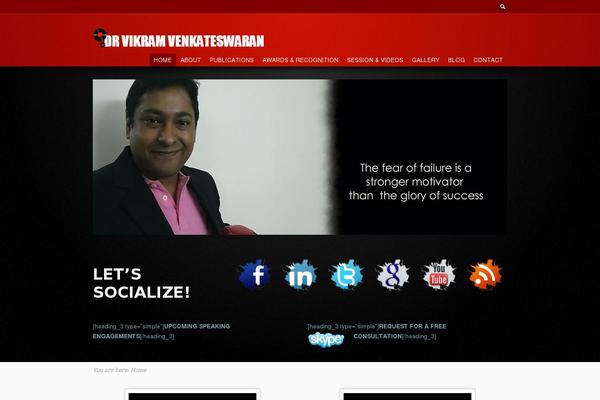 Flare theme site design template sample