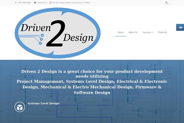 Envision Child theme site design template sample