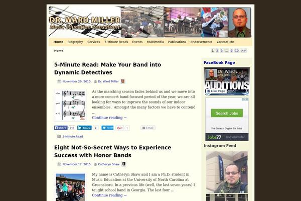 Weaver II theme site design template sample