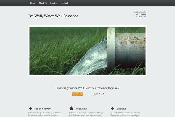 Novus theme site design template sample