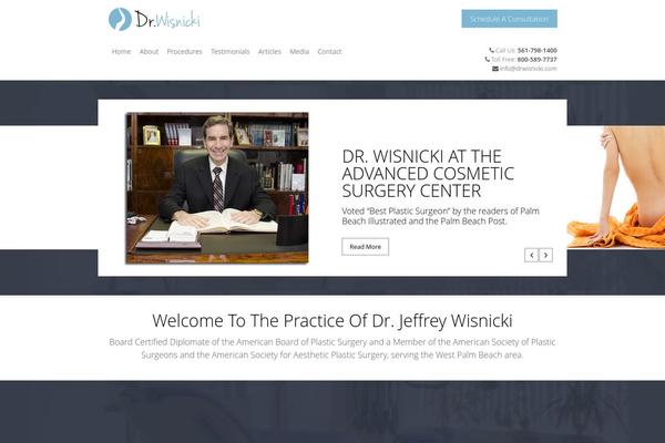 Medical Doctor theme site design template sample