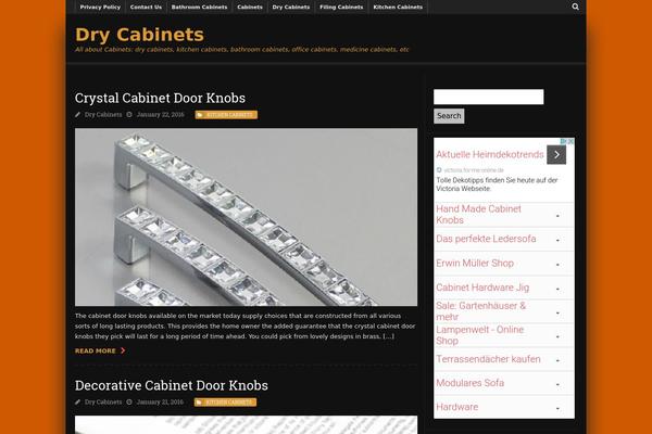 SABINA theme site design template sample