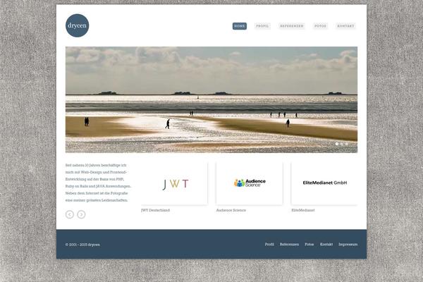 Craft theme site design template sample