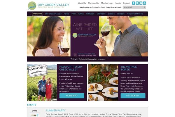 drycreekvalley.org site used Drycreekvalley