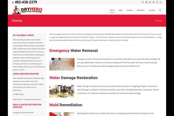 Ispirit theme site design template sample