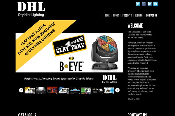 Big Easy theme site design template sample