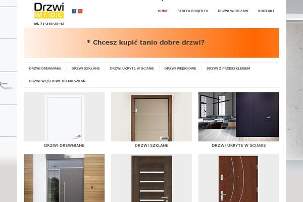 drzwiwroc.pl site used Theme44949