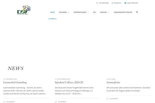 Infinite-child theme site design template sample