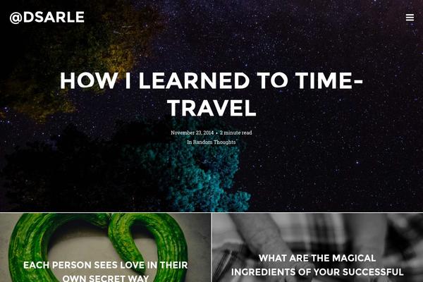 Ink theme site design template sample