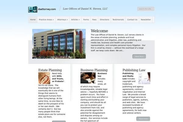 Minimal theme site design template sample