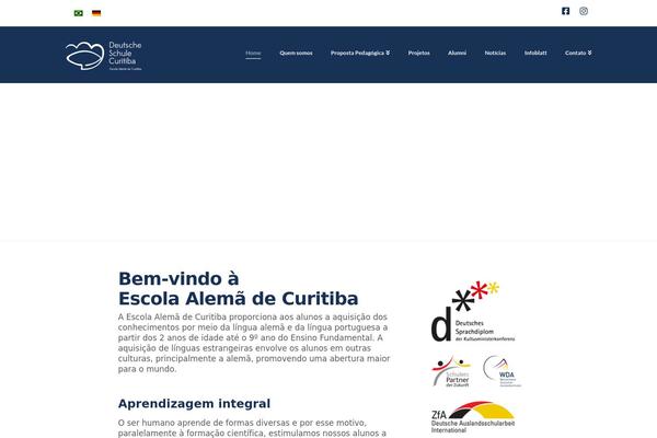 X Child theme site design template sample