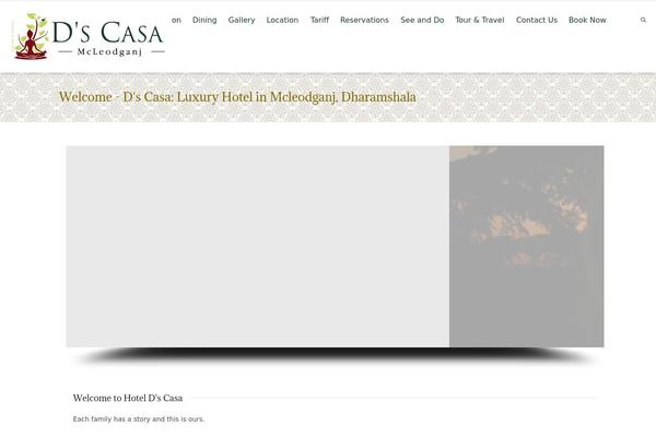 Dante theme site design template sample