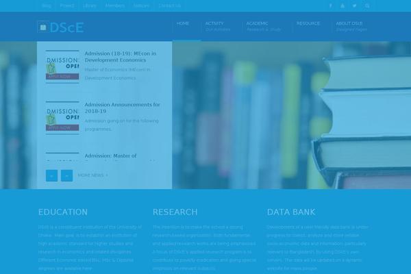 University theme site design template sample