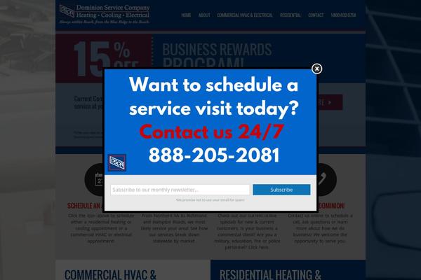 Dysania theme site design template sample