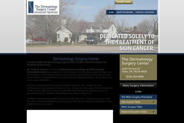 Surgery theme site design template sample