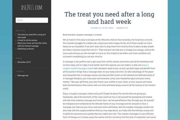 Flat theme site design template sample