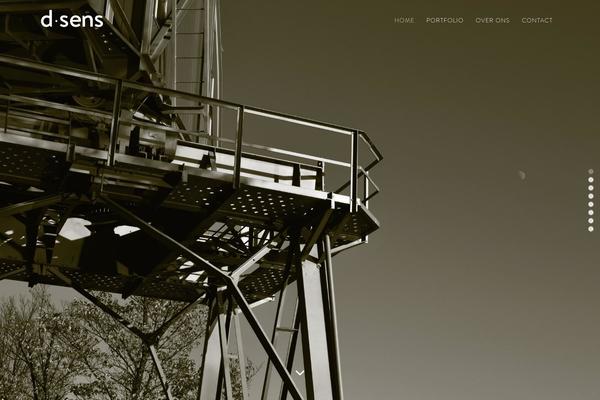 Story theme site design template sample