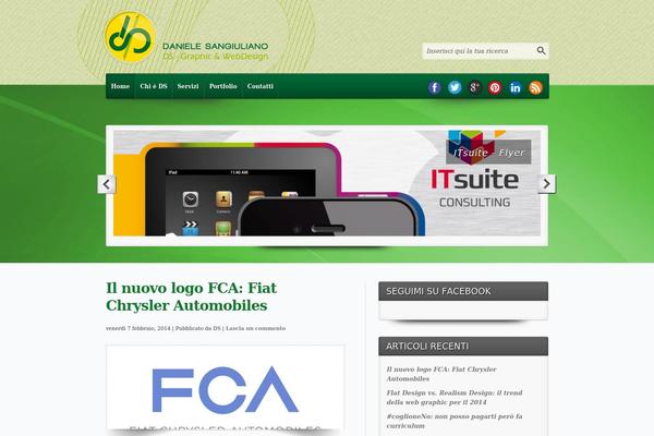 evolve theme site design template sample