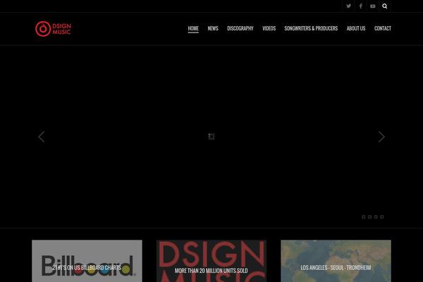 Metric theme site design template sample