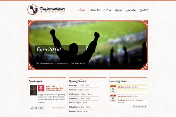 BBQ theme site design template sample