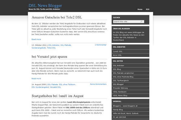 dslblogger.de site used Dropshadow-2column
