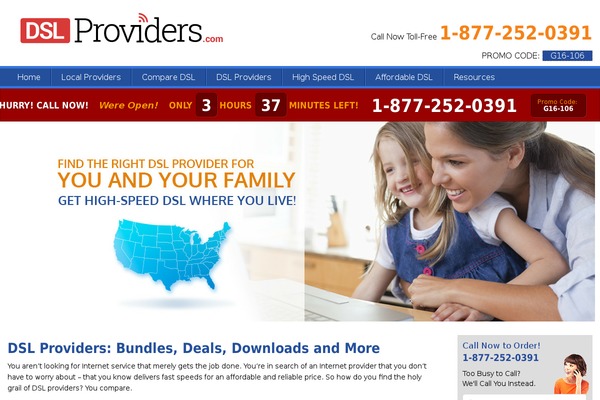 dslproviders.com site used Redhook_testtheme