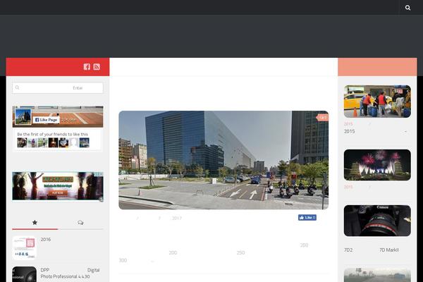 Hueman theme site design template sample