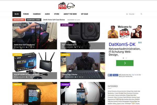 Weekly News theme site design template sample