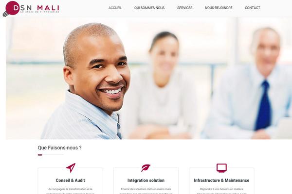 Buzz theme site design template sample