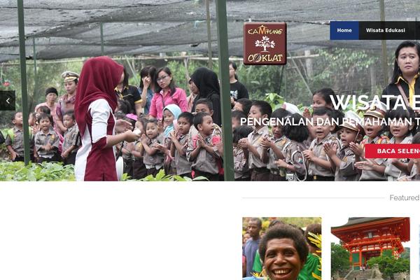 One theme site design template sample