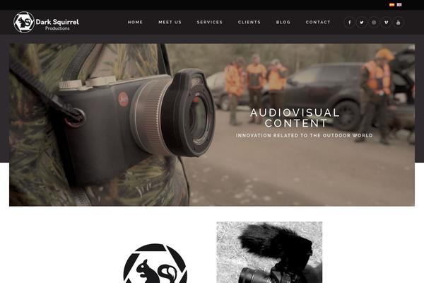 Bridge Child theme site design template sample