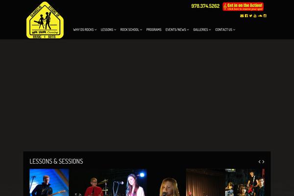 Vocal theme site design template sample