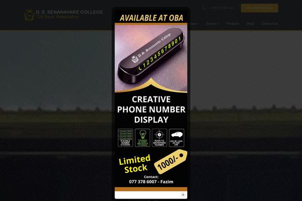 Site using Horizontal-scrolling-announcements plugin