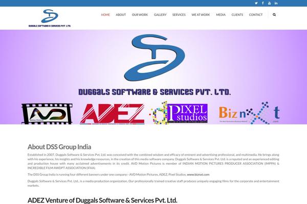 MX theme site design template sample