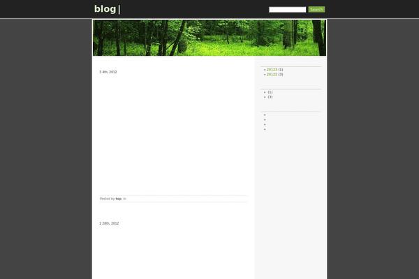 RCG Forest theme site design template sample