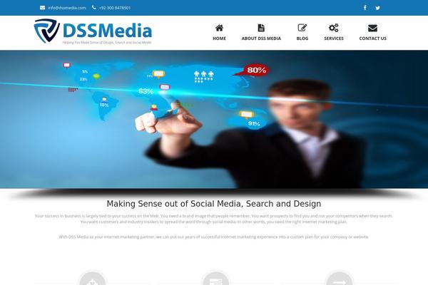 Valise theme site design template sample