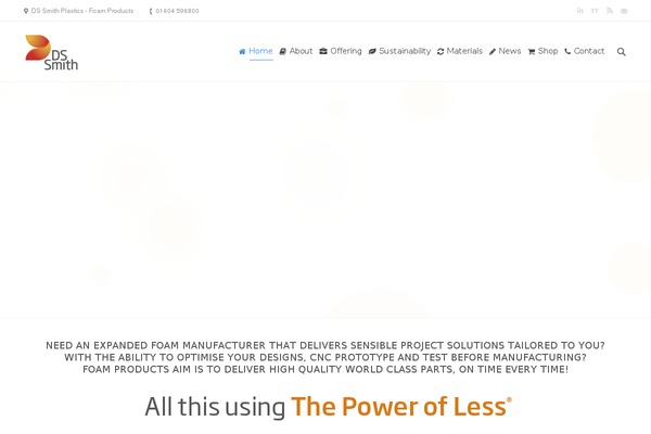 dssmith-foamproducts.com site used Dt-the7_v.4.2.3