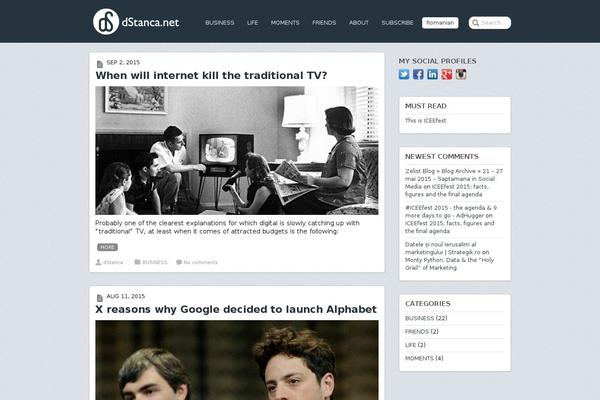 Postline theme site design template sample