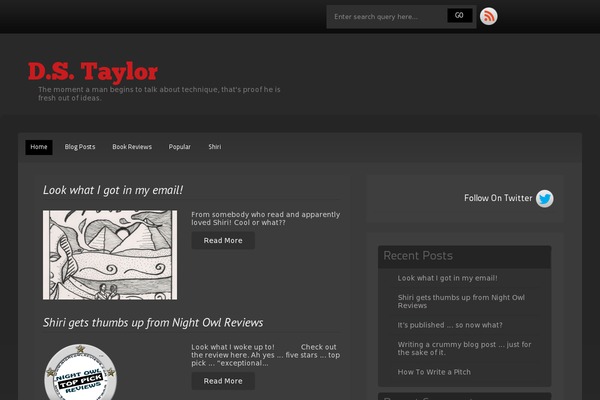 Destro theme site design template sample