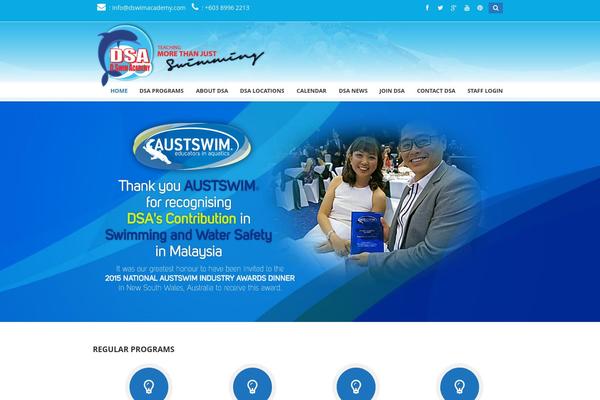 Sarraty theme site design template sample
