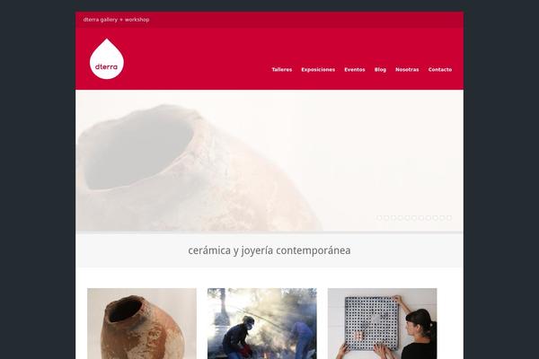 Gather theme site design template sample