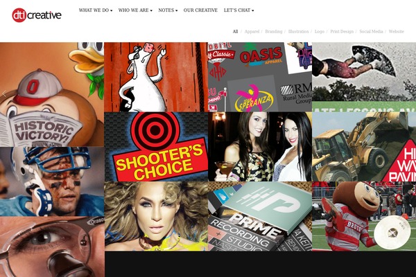 Heat theme site design template sample