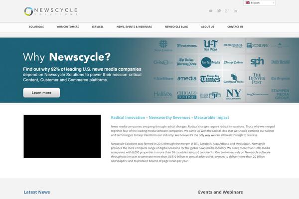 Circles theme site design template sample