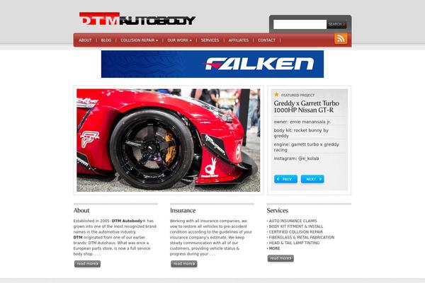 Webfolio theme site design template sample