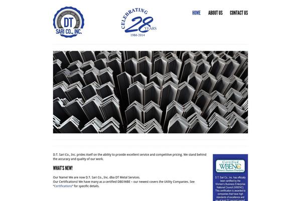 Purity theme site design template sample