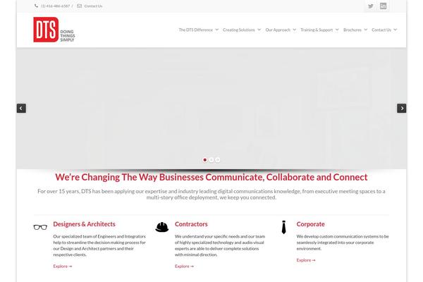 Envision theme site design template sample